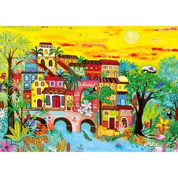 Magnolia - Puzzle Houses in the Forest - 1 000 piese