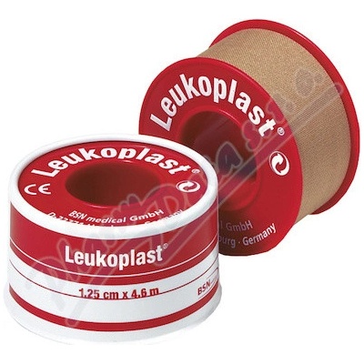 Leukoplast fixač.klasická páska/cívka 1,25 cm x 4,6 m