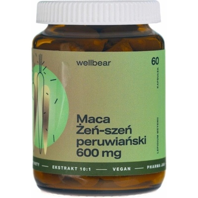 Wellbear Maca 600 mg 60 kapsúl