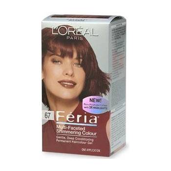 L'Oréal Féria Booster barva na vlasy s dvojitým odleskem P67 scarlet power 168 ml