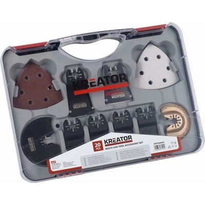 KREATOR sada pre multifunkčné brúsky 20‑dielna KRT990050