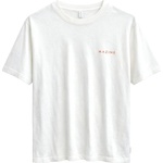 Mazine Мъжка тениска Mazine Day Off Back Print T-Shirt - Offwhite / Orange - размер XL (216-8613-0314)