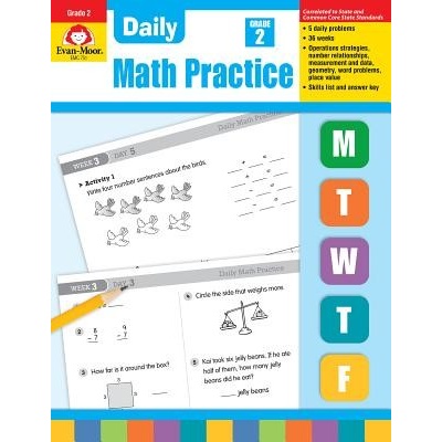 Daily Math Practice, Grade 2 Evan-Moor Educational PublishersPaperback