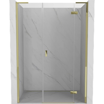 Mexen Mist-H L врати за душ кабина десни 155 см, прозрачни, златни - 8A5L-155-001-50-00-P (8A5L-155-001-50-00-P)
