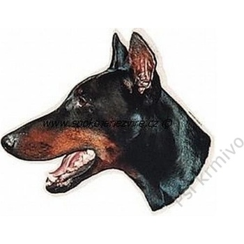 Trixie Samolepka hlava Dobrman