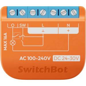 SwitchBot Смарт реле SwitchBot Relay Switch 1PM (W5502310)