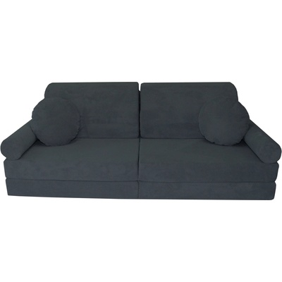 Fimex Dětská modulární rozkládací pohovka NINO DOT – pohodlná sedačka a lůžko 80 x 180 cm VZOR: grafitová – Hledejceny.cz