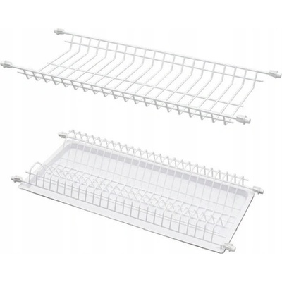 Odkapávač na nádobí Wakpol bílý, dvoupatrový, do skříňky 60 cm
