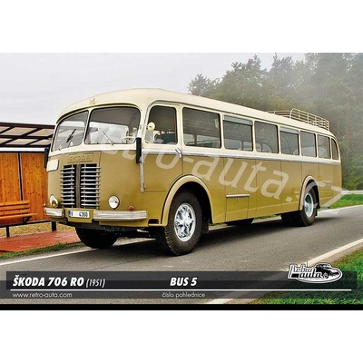 Pohlednice BUS č. 05 - ŠKODA 706 RO (1951)