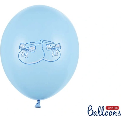 PartyDeco Balóny Topánočky modré 30cm