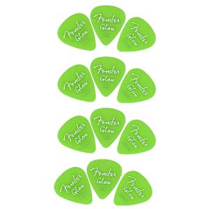 Fender Glow In The Dark Picks, 12-Pack