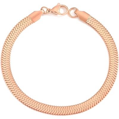 HARAHU Гривна SI-28536 - Злато Розово / 5mm KP28536 (SI-28536)