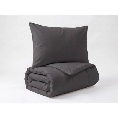 Brotex Obliečky bavlna UNI antracit 240x220 70x90