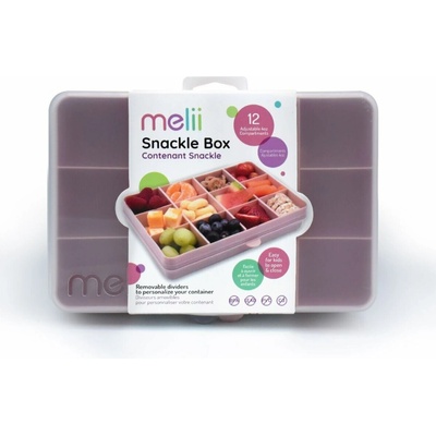 Melii Snackle Box Krabička na občerstvenie 1368 ml ružová