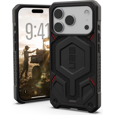Urban Armor Gear Гръб UAG Monarch Pro за iPhone 17 Pro - Черен - Сив