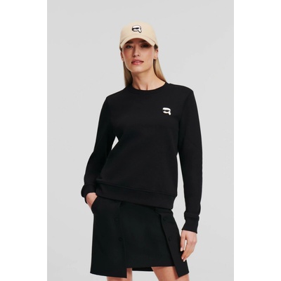Karl Lagerfeld Ikon Patcg Sweatshirt Black
