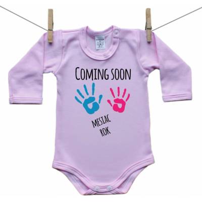 Boodyy Ružové Body s dlhým rukávom Coming soon