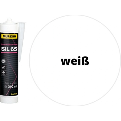 Murexin SIL 65 Profi Sanitárny silikón 310 g weiss