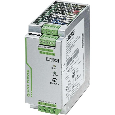 Phoenix Contact QUINT-PS/3AC/24DC/10 sieťový zdroj na montážnu lištu (DIN lištu), 24 V/DC, 10 A, 240 W, výstupy 1 x
