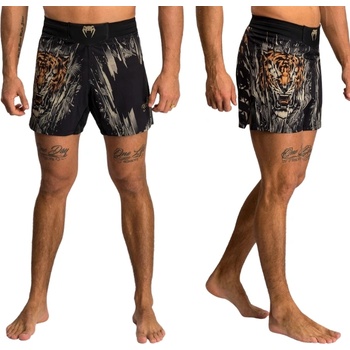 VENUM Шорти Venum Tiger Fight Shorts Black/Neon Orange - XXL
