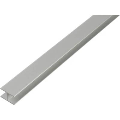 Alberts H profil samosvorný hliník strieborný eloxovaný 8,9x20x1,5 mm, 1 m
