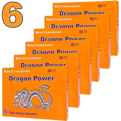 6 x Капсули за ерекция Dragon Power 6x6 капсули