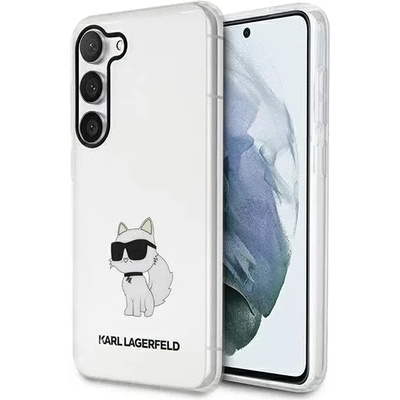 KARL LAGERFELD Samsung Galaxy S23+ прозрачен твърд калъф Ikonik Choupette (KLHCS23MHNCHTCT)
