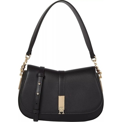 Tommy Hilfiger štýlová dámska kabelka TH Heritage Saddle Bag /Čierna