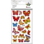 TITANUM Puffy butterfly stickers 18pcs