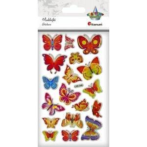 TITANUM Puffy butterfly stickers 18pcs