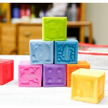 Infantino Kostky Squeeze & Stack 8 ks