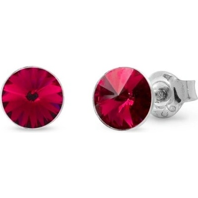 Spark červené Rivoli se Swarovski Elements Sweet Candy Studs K1122SS29SC Scarlet