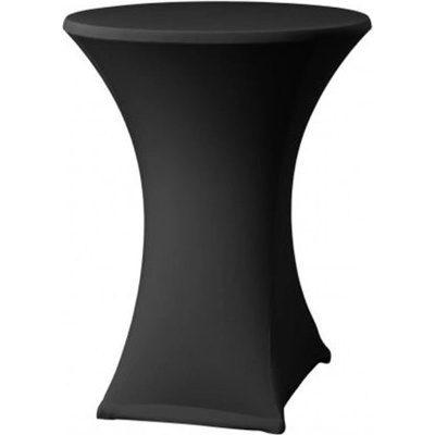 DENA Elastický poťah ONYX PRO na koktejlové stoly 80-85cm 210 g/m² Čierna