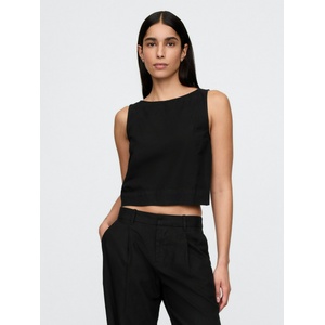 GAP Топ от лен GAP GAP | Cheren | ЖЕНИ | XL