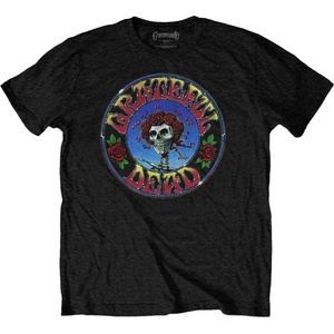 The Grateful Dead Bertha Circle Vintage Wash Тениска с къс ръкав Black M (GRATETS08MB02)