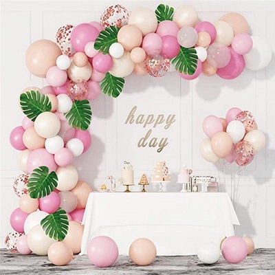 Cakesicq Balónková girlanda světle růžová