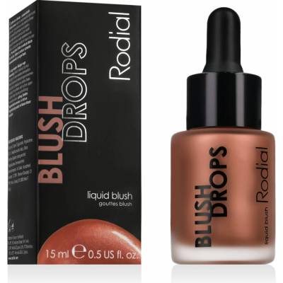 Rodial Blush Drops Tekutá tvářenka a lesk na rty dodávající hydrataci a lesk Sunset Kiss 15 ml