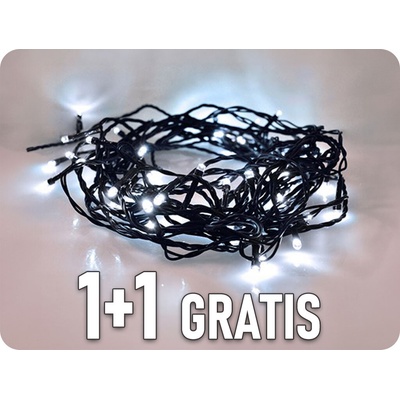 Solight 1V50-W vánoční řetěz 20 LED na baterie 3m bílý