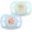 Philips Залъгалки Philips Avent Ultra Start 0-2м пастелни декор усмивка/очички, момче (Ultra Start)