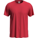 Stedman classic-t / Унисекс обикновена тениска - аленочервена 5xl (st2000sre5xl)