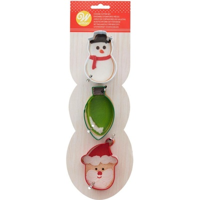 Wilton vykrajovátka sněhulák, žárovka, Santa