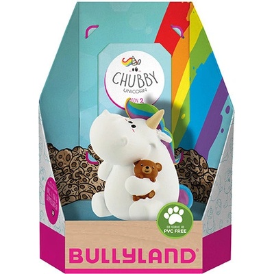 Bullyland Chubby jednorožec s Teddy mackom hracia v darčekovej krabice