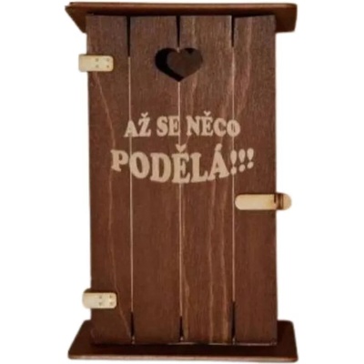 Pokladnička kadibudka dřevěná až se něco podělá 75 B