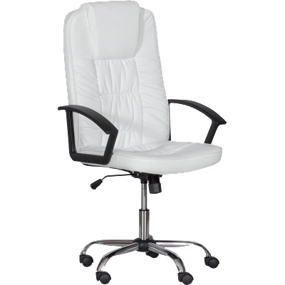 Президентски офис стол Carmen 6681 - бял (3520101)