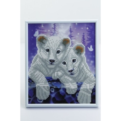 Crystal Art Obraz v rámu, Tygři