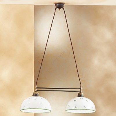 Kolarz 731.82. 27 - Пендел NONNA 2xE27/75W/230V зелен (KL0367)