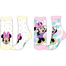 Minnie Mouse 5234A359 Dievčenské ponožky mix farieb Biela