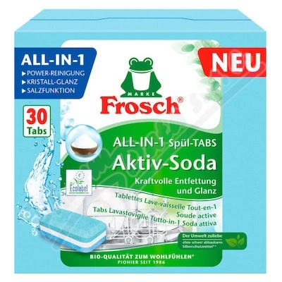 Frosch Activ-Soda All-in-1 tablety do myčky 30 ks
