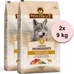 Wolfsblut Ограничени съставки Възрастен Широк Плосък 2 x 9 кг