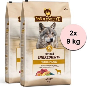 Wolfsblut Ограничени съставки Възрастен Широк Плосък 2 x 9 кг